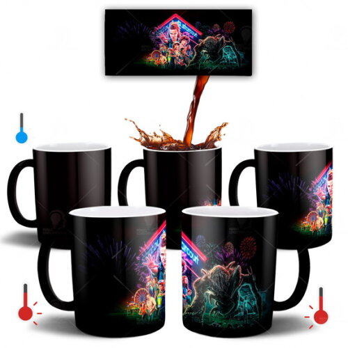 Caneca Mágica Série Stranger Things Eleven 3 temporada