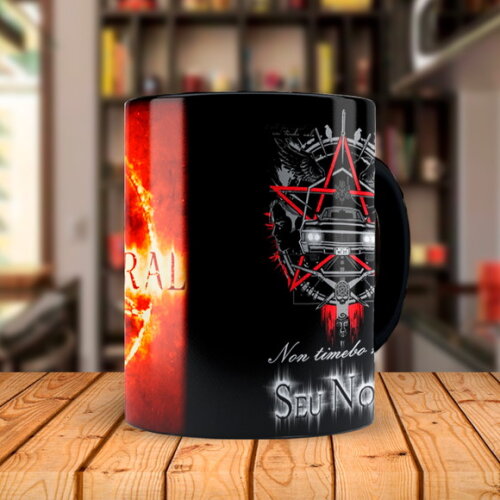 Caneca Mágica Série Supernatural Símbolo com Nome
