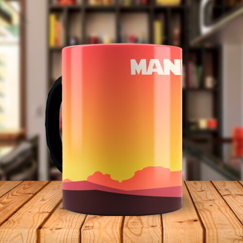 Caneca Mágica Série The Mandalorian Personalizada com Nome