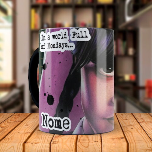 Caneca Mágica Série Wandinha com Nome