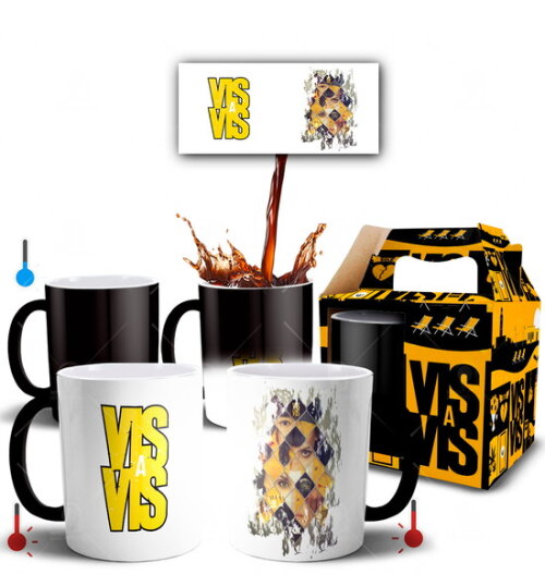 Caneca Mágica Série Vis a Vis + Caixa - Mod 003
