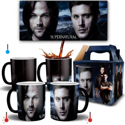 Caneca Mágica Supernatural Série+ Caixinha personalizada