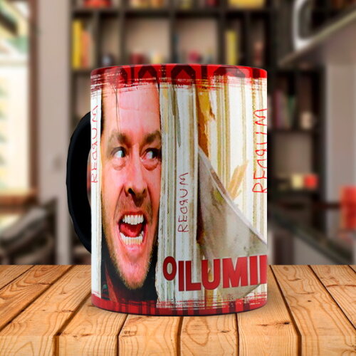 Caneca Mágica Terror Filme o Iluminado com Nome