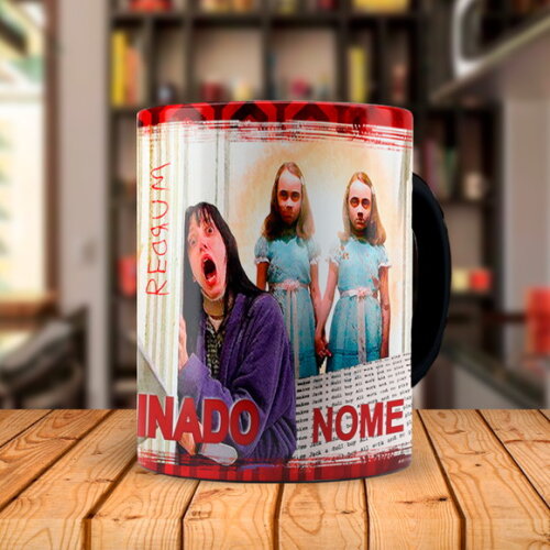 Caneca Mágica Terror Filme o Iluminado com Nome