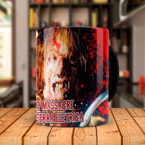 Caneca Mágica Terror Massacre da Serra Elétrica com Nome