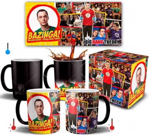Caneca Mágica The Big Theory Série + Caixinha Mod 003