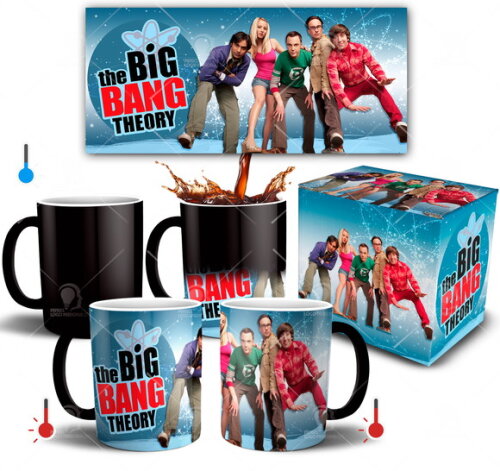 Caneca Mágica The Big Theory Série + Caixinha Mod 004