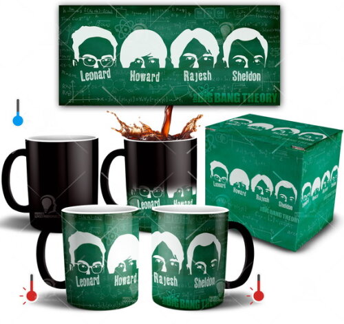 Caneca Mágica The Big Theory Série + Caixinha Mod 006