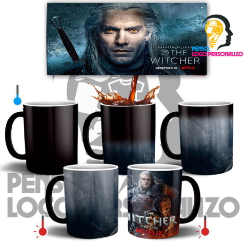 Caneca Mágica The Witcher Série Netflix game Jogo #003