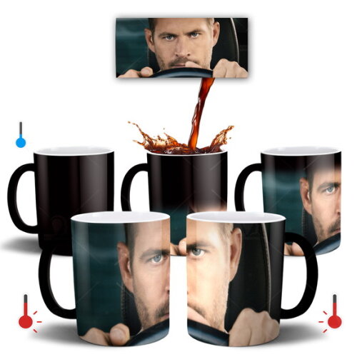 Caneca Mágica Velozes e Furiosos filme Paul Walker