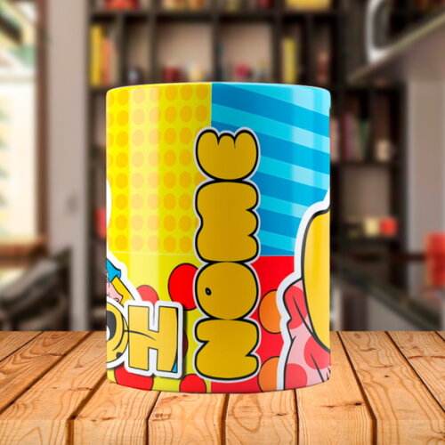 Caneca Mágica Ursinho Pooh Personalizado com Nome