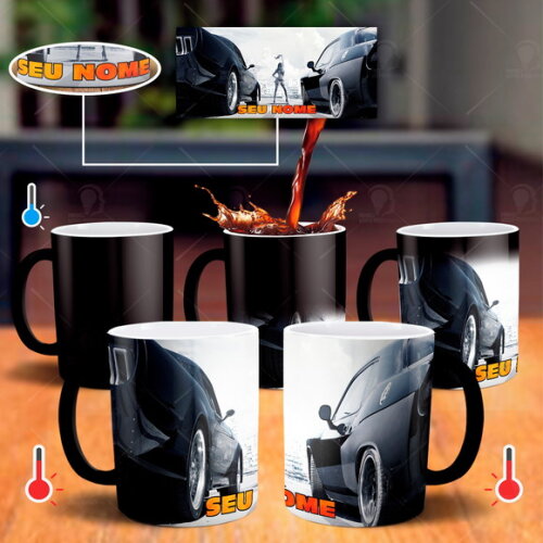 Caneca Mágica Velozes e Furiosos filme Com seu Nome