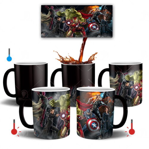 Caneca Mágica Vingadores Avengers Guerra Infinita - Mod 002
