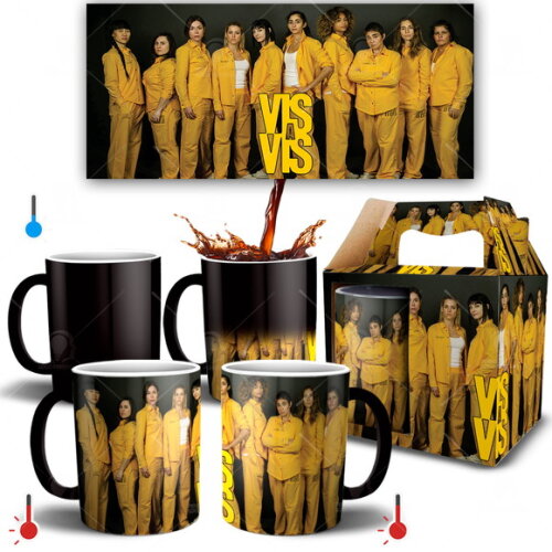 Caneca Mágica Vis a Vis seriado Netflix + Caixinha