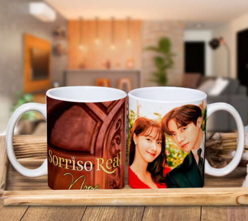 Caneca Personalizada + Kit Dorama Sorriso Real