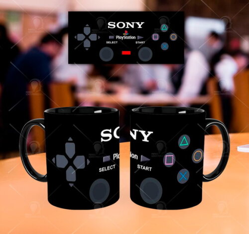 Caneca Personalizada + Kit Playstation Sony - Mod 001