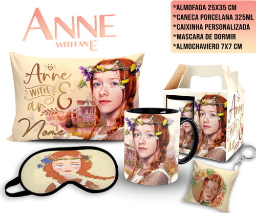 Caneca Personalizada + Kit Série Anne With An e com Nome
