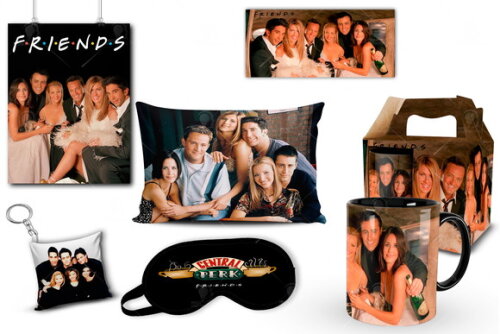 Caneca Personalizada + Kit Série Friends - Mod 001