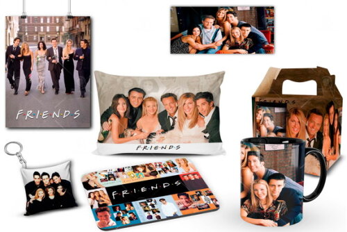 Caneca Personalizada + Kit Série Friends - Mod 003