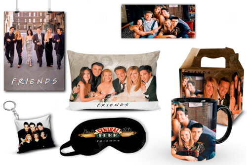 Caneca Personalizada + Kit Série Friends - Mod 004