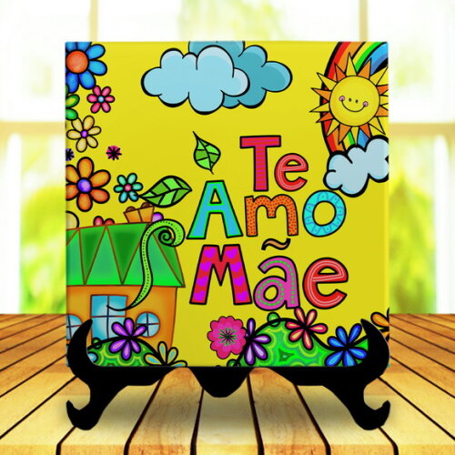 Caneca Personalizada + kit Te Amo Mãe