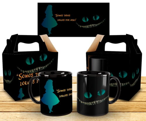 Caneca Personalizada Alice E Mestre Gasto + Caixinha!!!