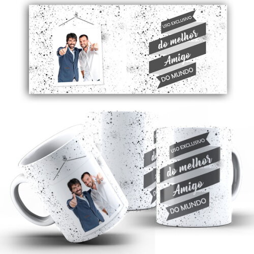 Caneca Personalizada Amigo Secreto Melhor Amigo com Foto