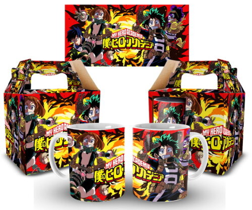 Caneca Personalizada Anime Boku No Hero Academia + Caixinha!