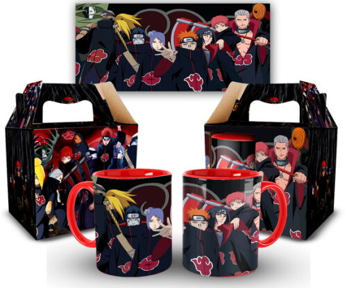 Caneca Personalizada Anime Naruto Shippuden Akatsuki 1 unid