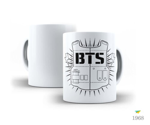 Caneca Personalizada Banda Bts Kpop #2