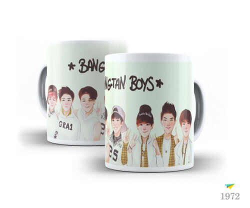 Caneca Personalizada Banda Bts Kpop #7