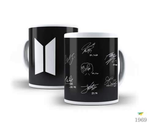 Caneca Personalizada Banda Bts Kpop #3