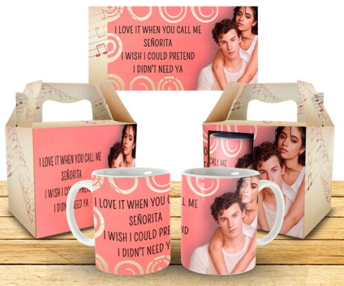 Caneca Personalizada Camila Cabello Senorita + Caixinha!!#1