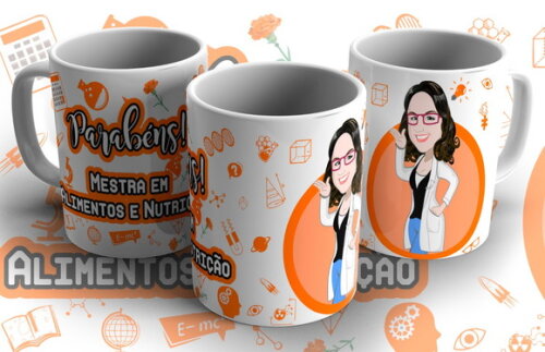 Caneca Personalizada Caricatura Profissional + Caixinha!!!