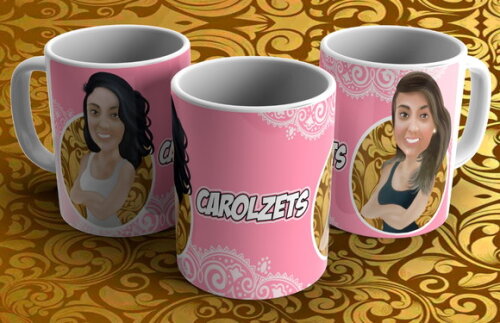 Caneca Personalizada Caricatura Profissional + Caixinha!!!