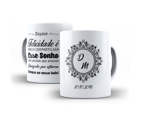 Caneca Personalizada Casamento Convite Madrinha #5