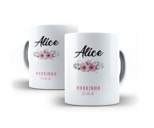 Caneca Personalizada Casamento Convite Madrinha #2