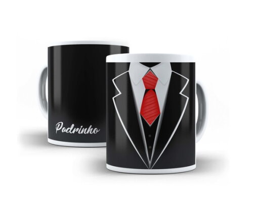 Caneca Personalizada Casamento Convite Padrinho #3