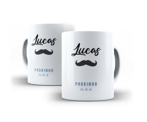 Caneca Personalizada Casamento Convite Padrinho #4