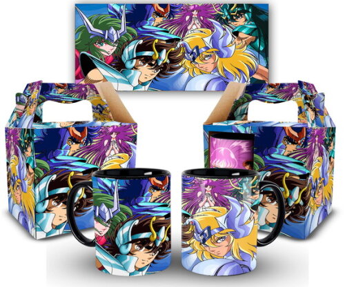 Caneca Personalizada Cavaleiros do Zodíaco Saint Seiya 1 uni