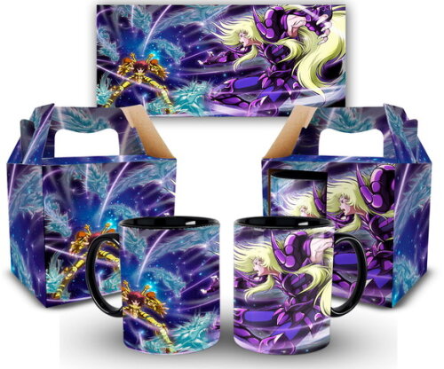 Caneca Personalizada Cavaleiros do Zodíaco Saint Seiya 1 uni