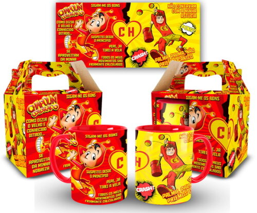 Caneca Personalizada Chapolin Colorado + Caixinha!! 1 unid