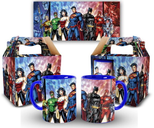 Caneca Personalizada Dc Comics Liga Da Justiça !! 1 unidade