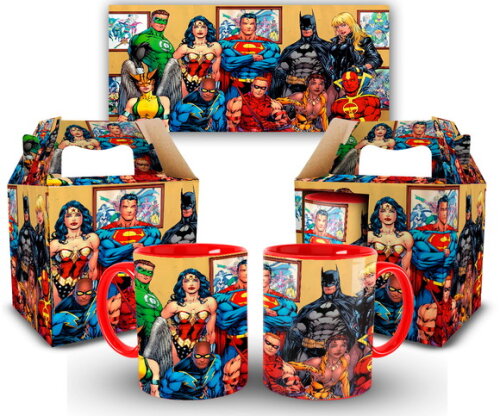 Caneca Personalizada Dc Comics Liga Da Justiça !! 1 unidade