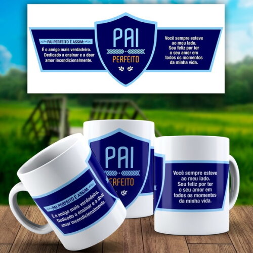Caneca Personalizada DIa dos Pais Presente + Caixinha #10