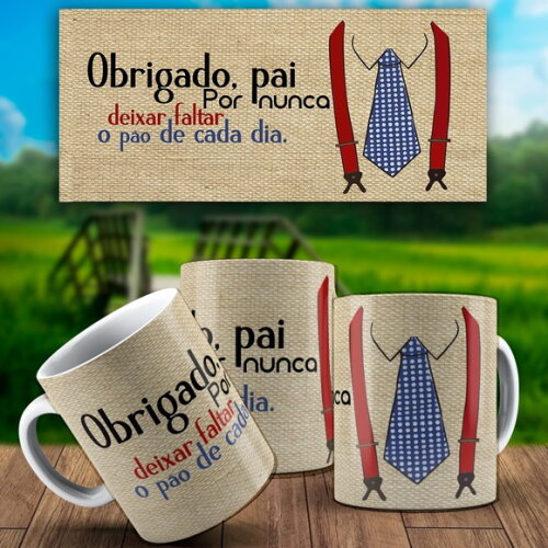 Caneca Personalizada DIa dos Pais Presente + Caixinha #2