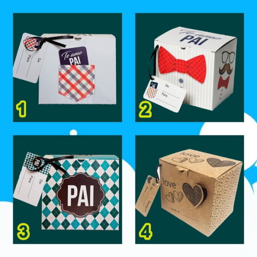 Caneca Personalizada DIa dos Pais Presente + Caixinha #20