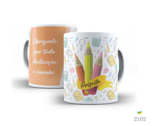 Caneca Personalizada Dia Dos Professores 10 unidades