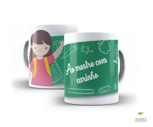 Caneca Personalizada Dia Dos Professores 10 unidades