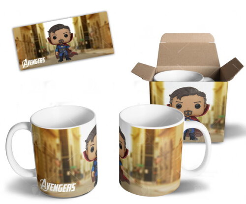 Caneca Personalizada Doutor Estranho Vingadores Funko